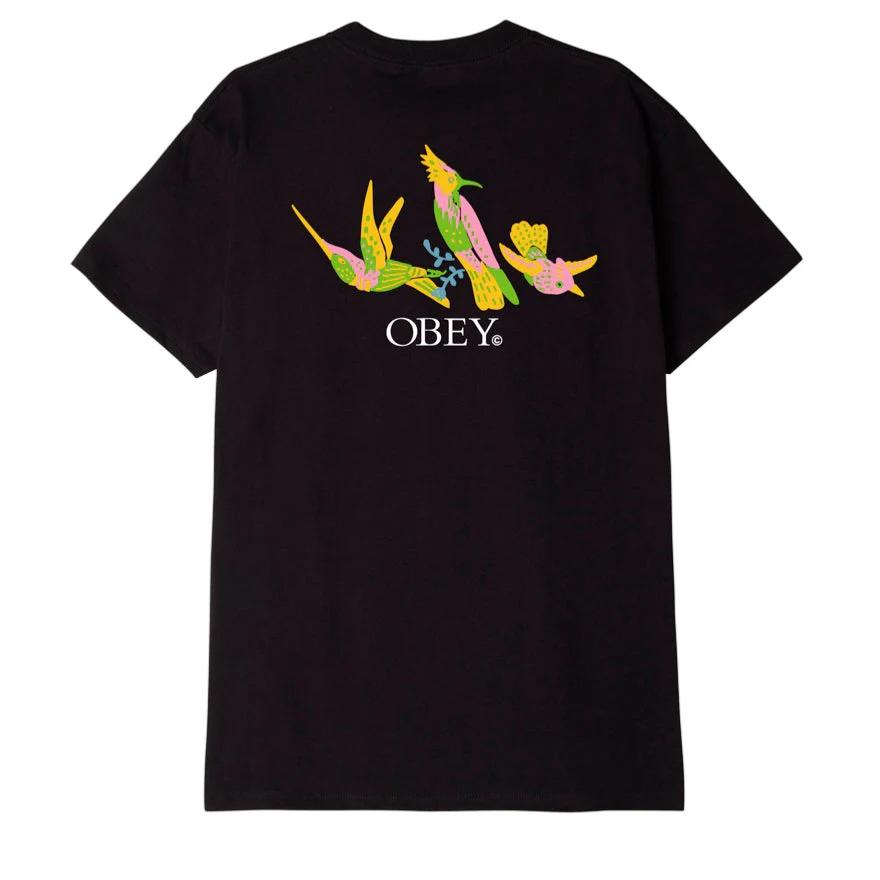 OBEY  SPRING BIRDS CLASSIC T-SHIRT  165263361