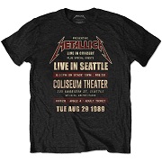   METALLICA UNISEX ECO T-SHIRT: SEATTLE '89 METALLICA R1