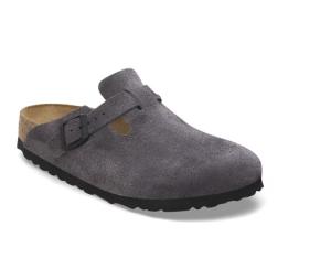 Birkenstock Boston Ante - Velvet grey NARROW 1028552