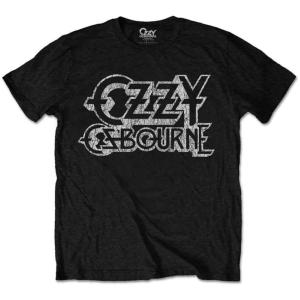 OZZY OSBOURNE UNISEX T-SHIRT: VINTAGE LOGO (BLACK) OZZY 3