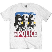   THE POLICE UNISEX TEE: BAND PHOTO SUNGLASSES THE POLICE 1