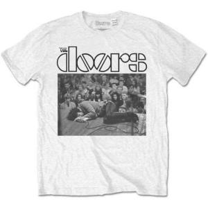 The Doors Unisex T-Shirt: Jim on Floor (White) THE DOORS 10