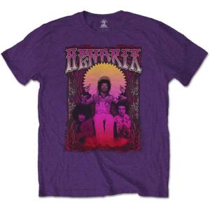 Jimi Hendrix Unisex T-Shirt: Karl Ferris Wheel (Purple) HENDRIX 7
