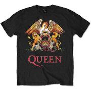 QUEEN UNISEX T-SHIRT: CLASSIC CREST  QUEEN 8