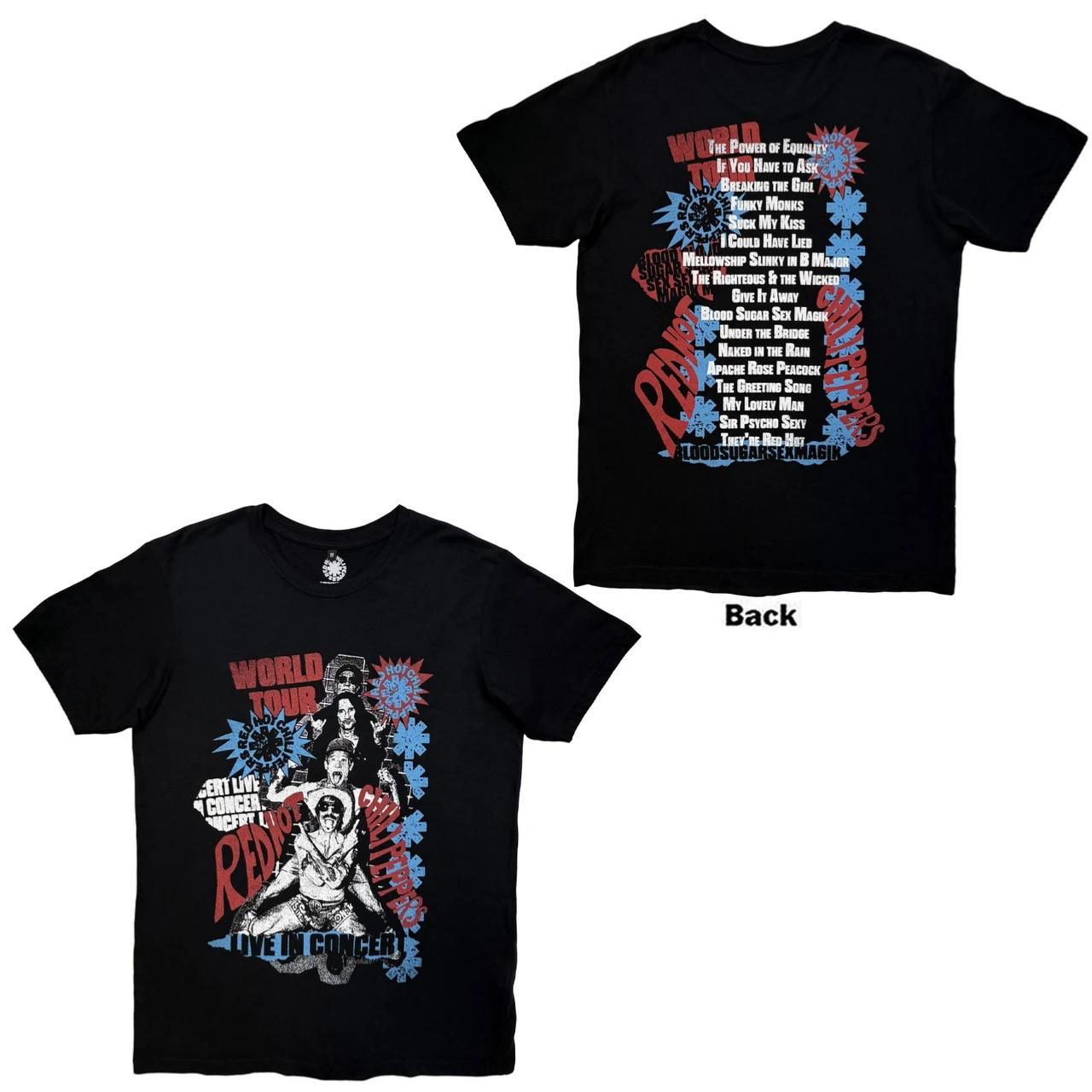 RHCP  Sugar Sex Magik Tracklist (Black) (Back Print) RHCP 7