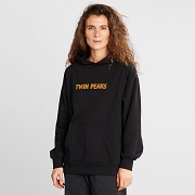  Dedicated   Hoodie Sundborn Twin Peaks Logo Black 20228
