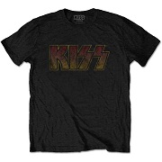 KISS UNISEX TEE: VINTAGE CLASSIC LOGO  KISS 4