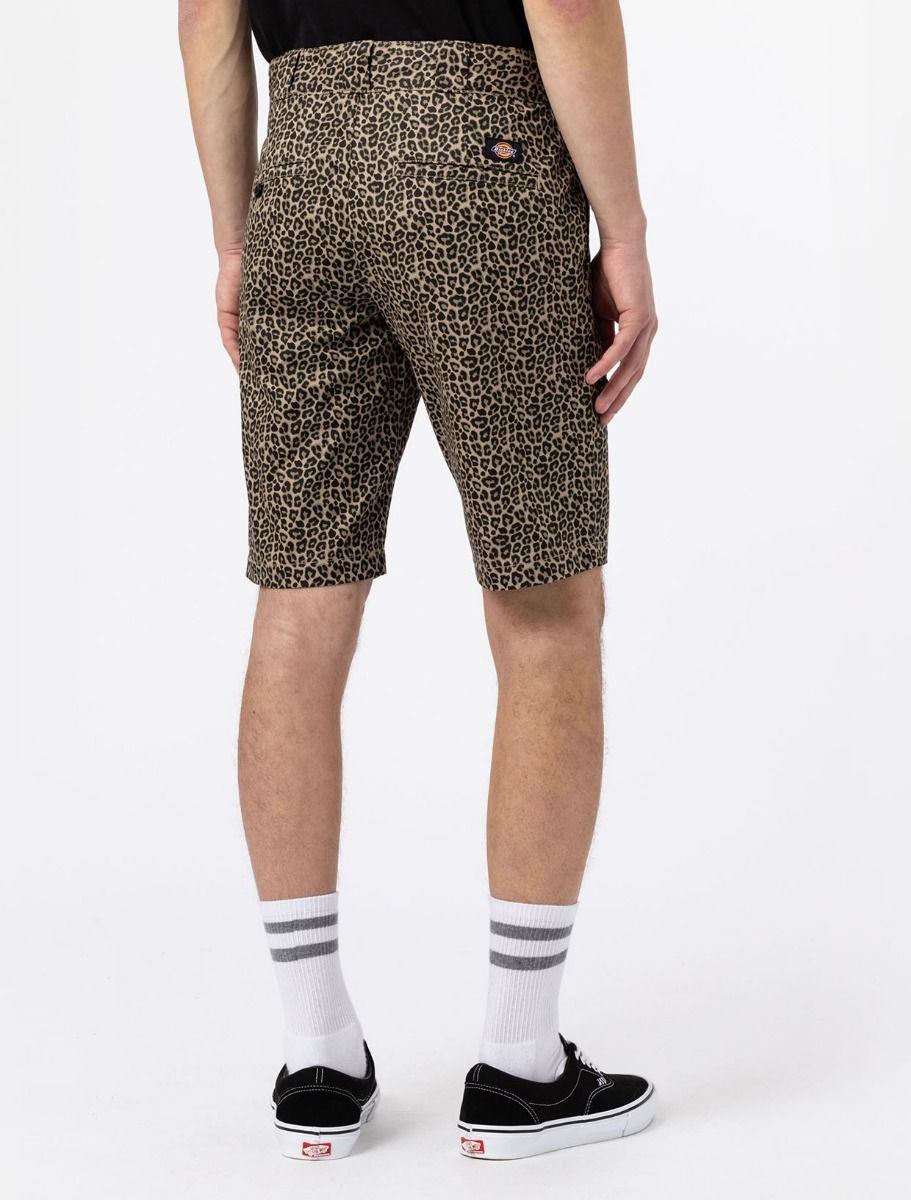 Dickies SILVER FIRS SHORT LEOPARD SILVER S1