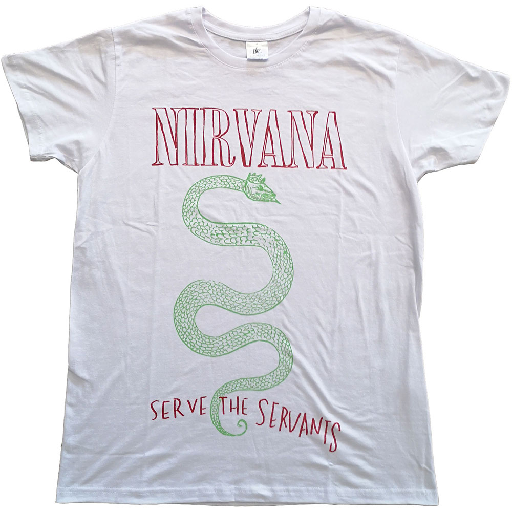  NIRVANA UNISEX T-SHIRT:   SERVE THE SERVANTS NIRVANA 9