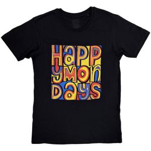  Happy Mondays Unisex T-Shirt: Greatest Hits (Black)  HAPPY M1     