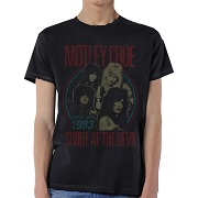   MOTLEY CRUE UNISEX TEE: Vtge Shout At The Devil 8  TOUR  MOTLEY 4