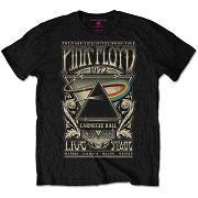   PINK FLOYD UNISEX TEE: CARNEGIE HALL POSTER  PINK FLOYD 9