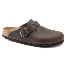 Birkenstock Boston Cuero engrasado - Habana NARROW 0860133