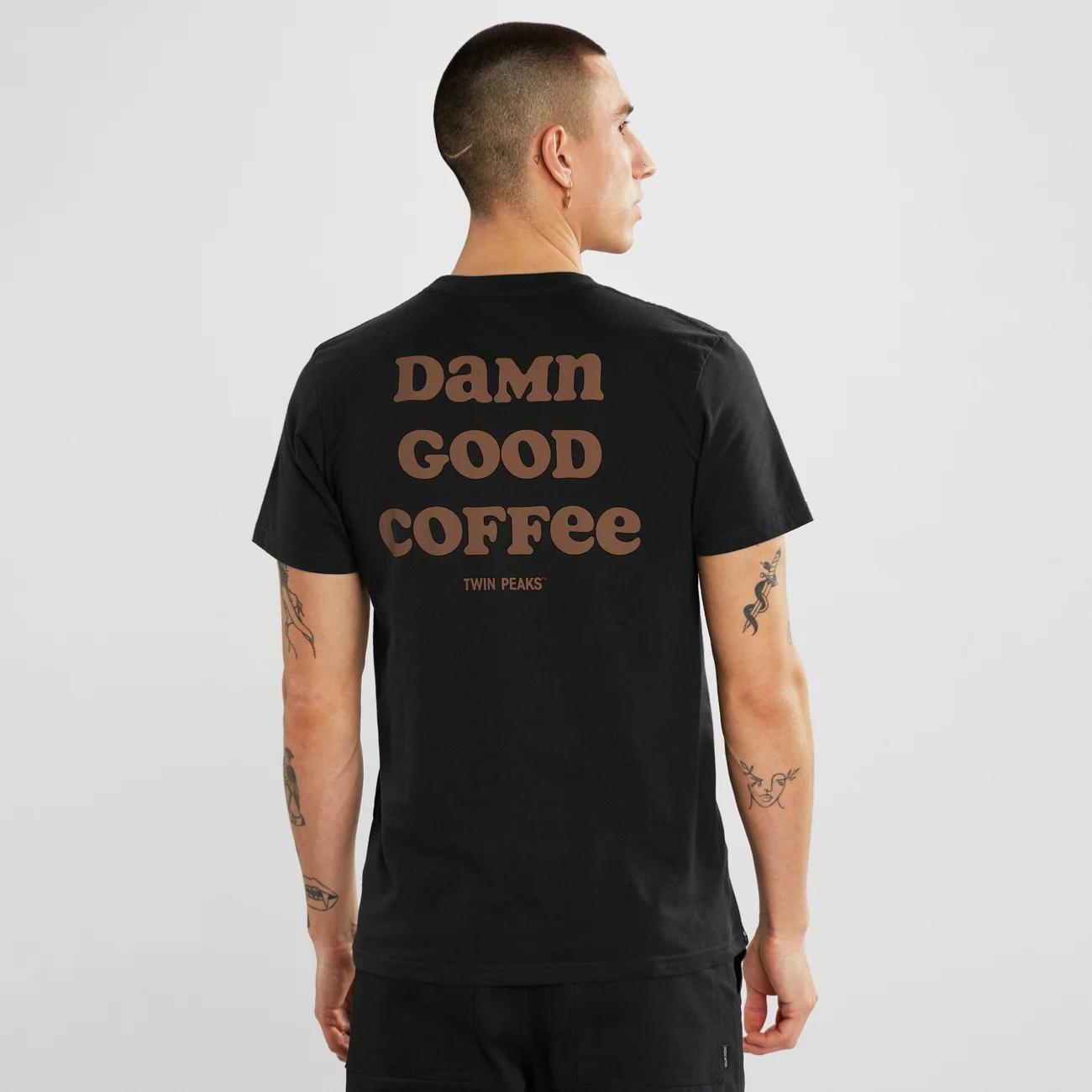  Dedicated  T-shirt Stockholm Good Coffee black  20247