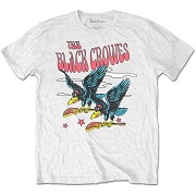   THE BLACK CROWES UNISEX T-SHIRT: FLYING CROWES  BLACK CROWES