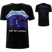 METALLICA UNISEX TEE: RIDE THE LIGHTNING TRACKS   METALLICA 1