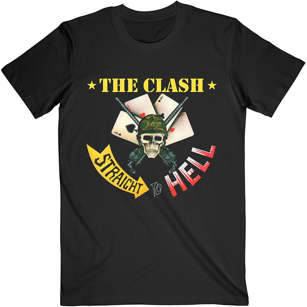  T THE CLASH UNISEX TEE: STRAIGHT TO HELL SINGLE THE CLASH 4