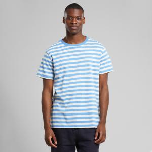  Dedicated T-shirt Stockholm Stripes Della Blue 21965