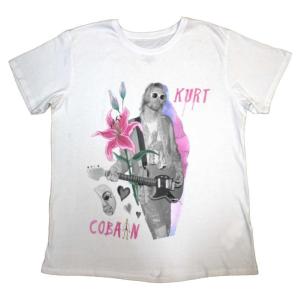 KURT COBAIN UNISEX T-SHIRT: FLOWER  KURT COBAIN 5
