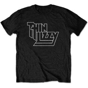  Thin Lizzy Unisex T-Shirt: Logo (Black)  THIN LIZZY 3