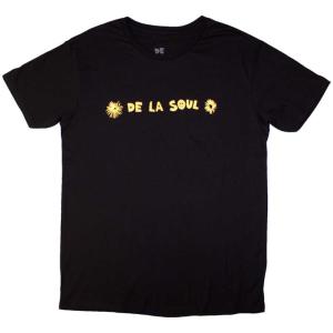 DE LA SOUL UNISEX T-SHIRT: MONO GROUP (BLACK) (BACK PRINT) DE LA SOUL 2