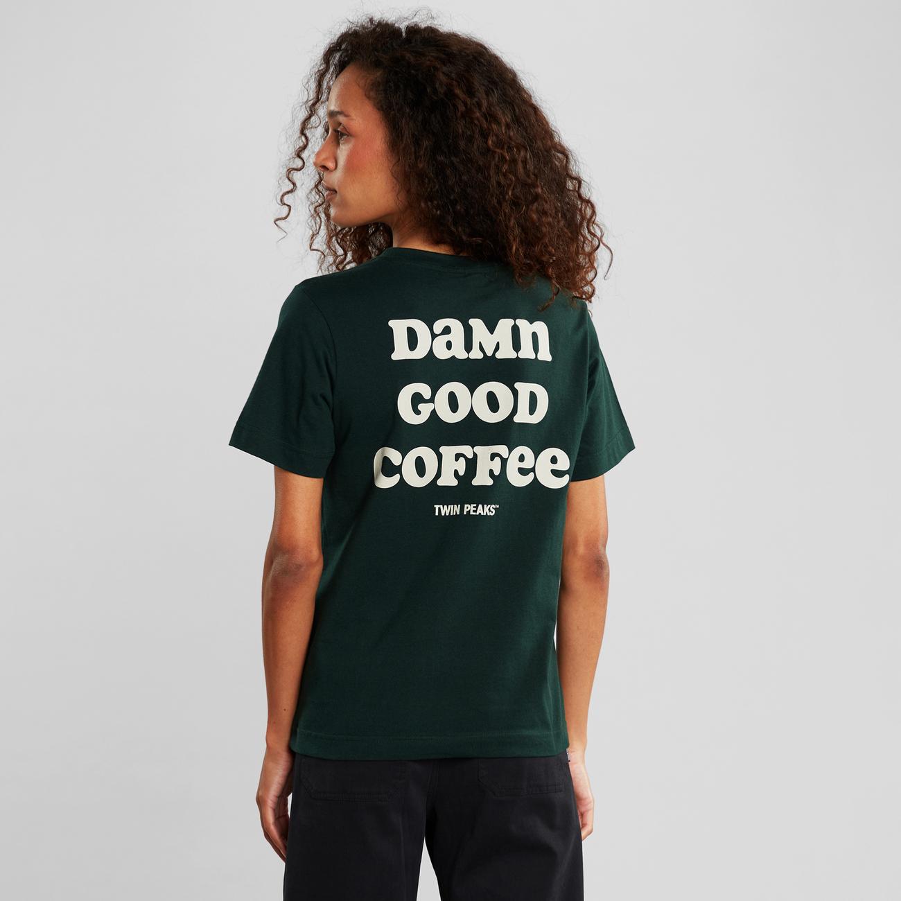 Dedicated    T-shirt Mysen Good Coffee Dark Green 20237