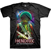 JIMI HENDRIX UNISEX TEE - COSMIC  HENDRIX 1