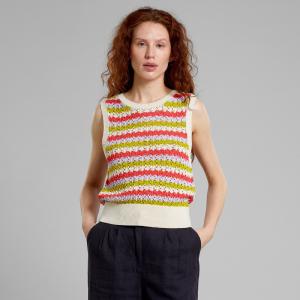  Dedicated  Top Oskarshamn Crochet Stripe Multi Color 21969