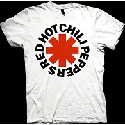 RED HOT CHILI PEPPERS UNISEX TEE: RED ASTERISK   RHCP 4