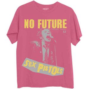 The Sex Pistols Unisex T-Shirt: No Future (Pink)  SEX P10