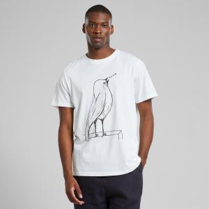  Dedicated T-shirt Stockholm F Bird White 22035