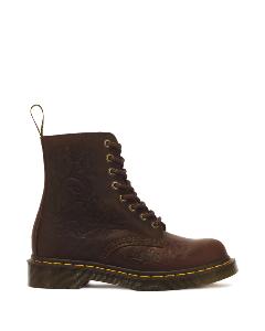 Dr Martens 1460 Pascal Deboss Floral Crazy Horse 1460 EF