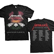 METALLICA UNISEX TEE: MASTER OF PUPPETS EUROPEAN TOUR '86. (BACK PRINT)  METALLICA 6  