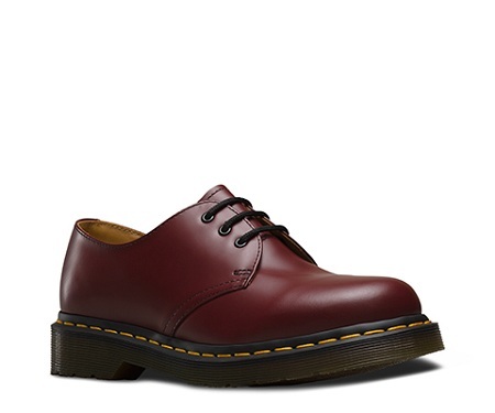 Dr Martens 1461 Shoe CHERRY RED SMOOTH  1461