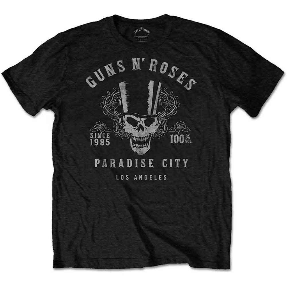  GUNS N' ROSESGuns N' Roses Unisex T-Shirt: 100% Volume (Black)  GUNS&ROSES 17