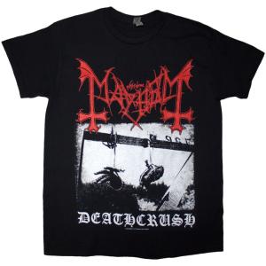 MAYHEM UNISEX T-SHIRT: DEATHCRUSH (BLACK) MAYHEM