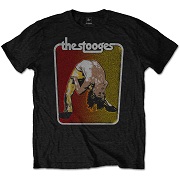  IGGY & THE STOOGES UNISEX TEE: IGGY BENT DOUBLE STOOGES 1  