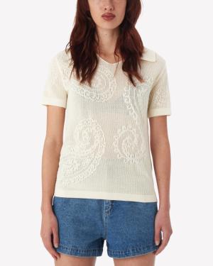 OBEY BRIANA OPEN KNIT SHIRT 251000118