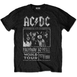 AC/DC UNISEX TEE: HIGHWAY TO HELL WORLD TOUR 1979/1980  AC DC 16