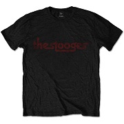  IGGY & THE STOOGES UNISEX TEE: VINTAGE LOGO STOOGES 3