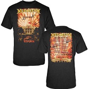 MEGADETH UNISEX T-SHIRT: CHINA WHITEHOUSE (BACK PRINT)  MEGADETH 6