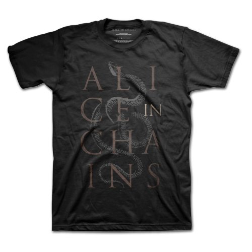  ALICE IN CHAINS UNISEX TEE: SNAKES ALICE C1  