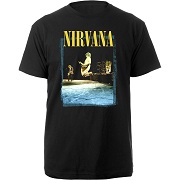  NIRVANA UNISEX T-SHIRT: STAGE JUMP  NIRVANA 7