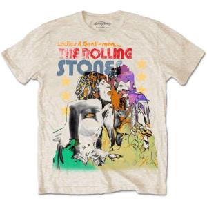 THE ROLLING STONES UNISEX RINGER T-SHIRT: US TOUR '78 (NATURAL & ORANGE) STONES 20