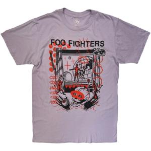 Foo Fighters Unisex T-Shirt: Devil In The Window (Purple) FIGHTERS 7