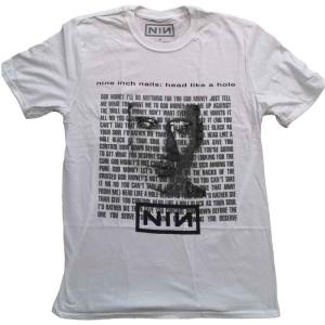 Nine Inch Nails Unisex T-Shirt: Head Like A Hole NINE IN3