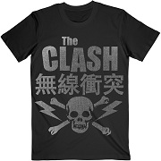  THE CLASH UNISEX TEE: SKULL & CROSSBONES THE CLASH 3