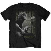  JOHN LENNON UNISEX T-SHIRT: GIBSON (SLEEVE PRINT) LENNON 2