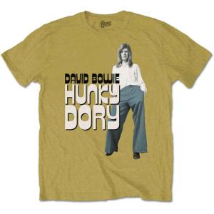  DAVID BOWIE UNISEX T-SHIRT: HUNKY DORY 2 BOWIE 12