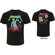  METALLICA UNISEX TEE: AND JUSTICE FOR ALL (ORIGINAL) (BACK PRINT) METALLICA 2